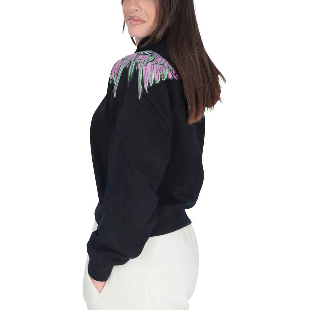 County of Milan Black Cotton Hoody