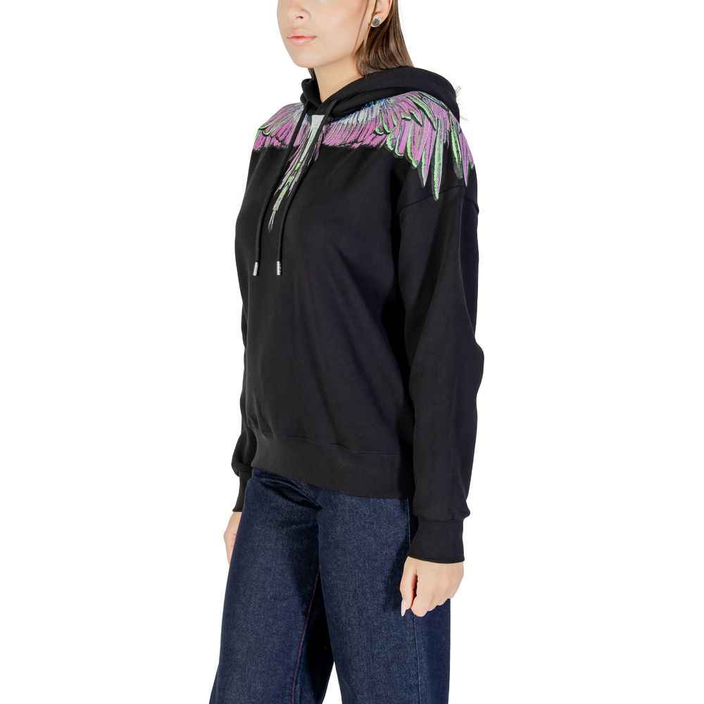 County of Milan Black Cotton Hoody