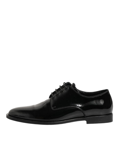 Dolce & Gabbana Derby Lederen Schoenen Formeel – Zwart