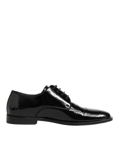 Dolce & Gabbana Derby Lederen Schoenen Formeel – Zwart