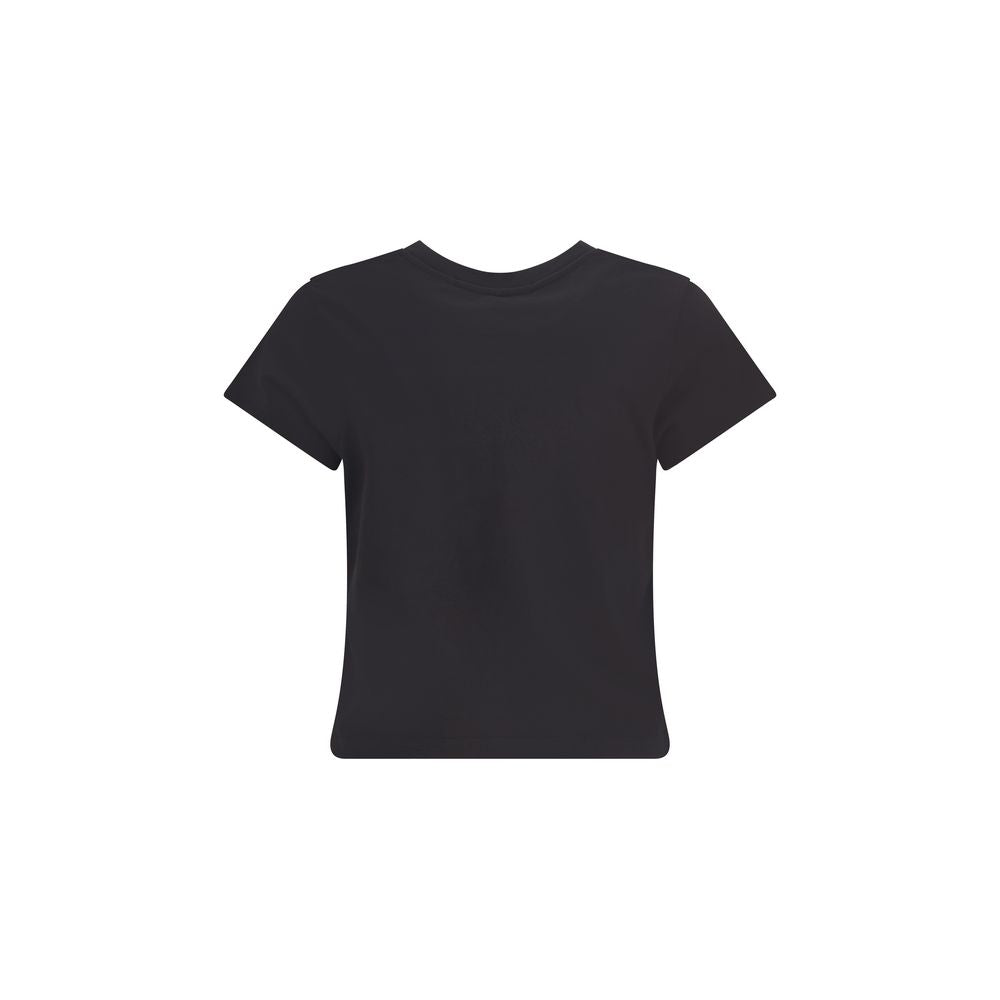 Alexander Wang Katoenen T Shirt Logo Antraciet Elegante