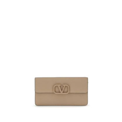 Valentino Garavani Portemonnee Strap Kalfsleer - 20x20x4