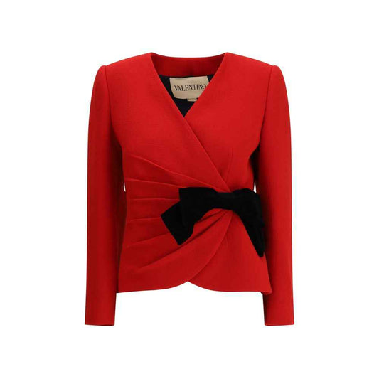 Valentino Wool Crepe Jacket