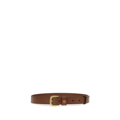 Leren Riem Valentino Garavani Kalfleer Zwart Premium