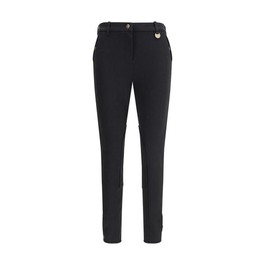 Cotton Jodhpur Broek Burberry Katoen Slim Fit Natuur