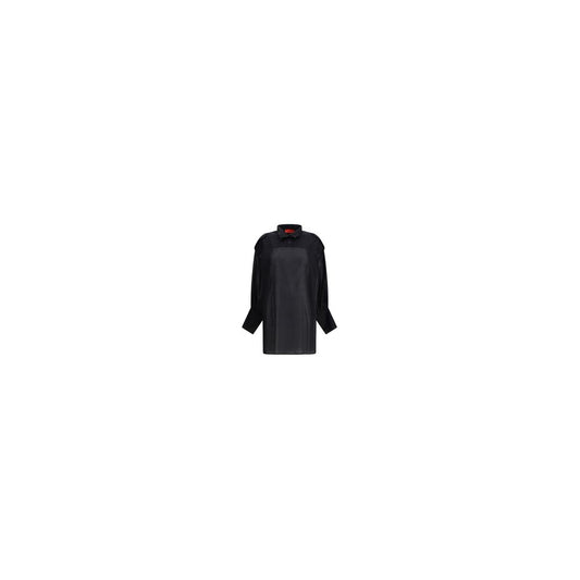 The Latest Semi-Transparante Shirt Oversize - Zwart/OneSize
