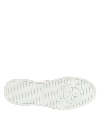 Dolce Gabbana Multicolor Katoen High Top Sneakers Luxe