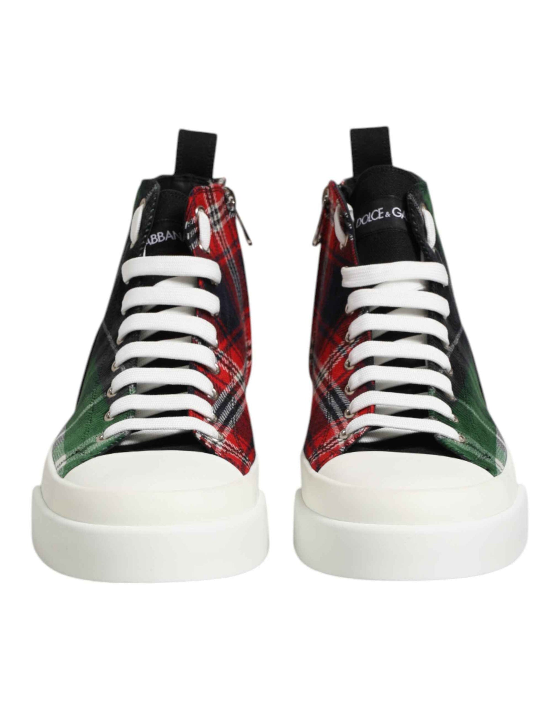 Dolce & Gabbana DG Logo Hoge Top Sneakers Katoen Multicolor