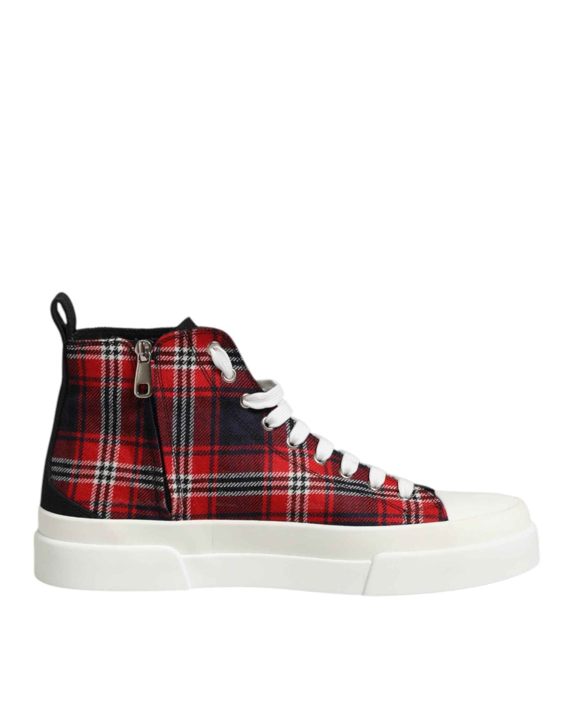 Dolce & Gabbana DG Logo Hoge Top Sneakers Katoen Multicolor