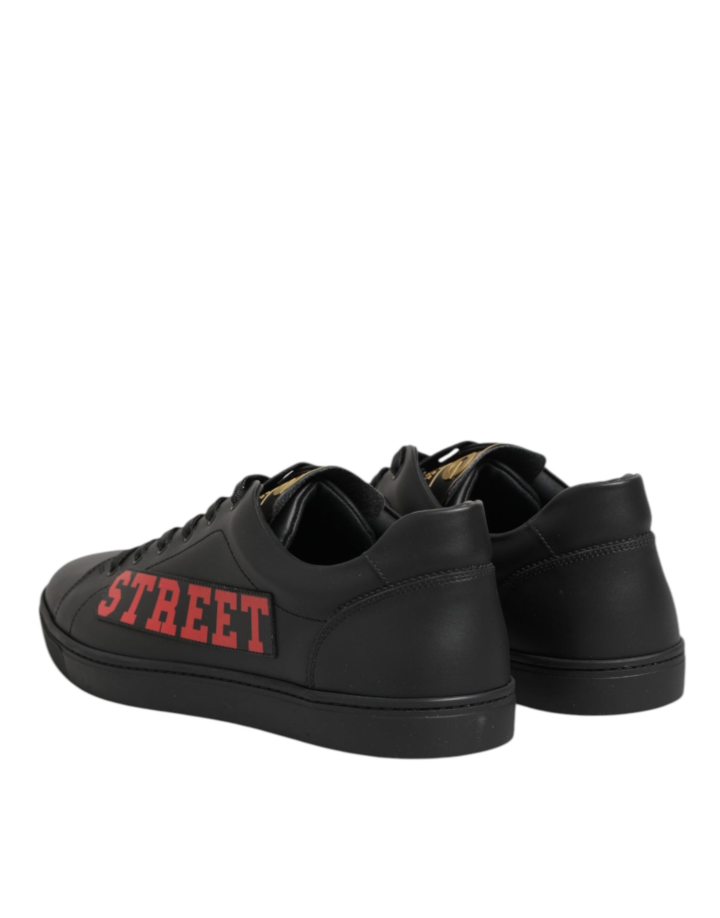 Dolce & Gabbana Street Life Sneakers Leer – Zwart Maat