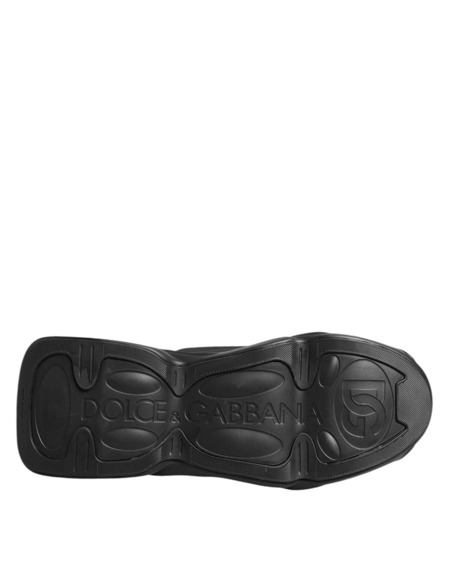 Dolce & Gabbana Wave Sneaker Zwart Lace Up Lage Top