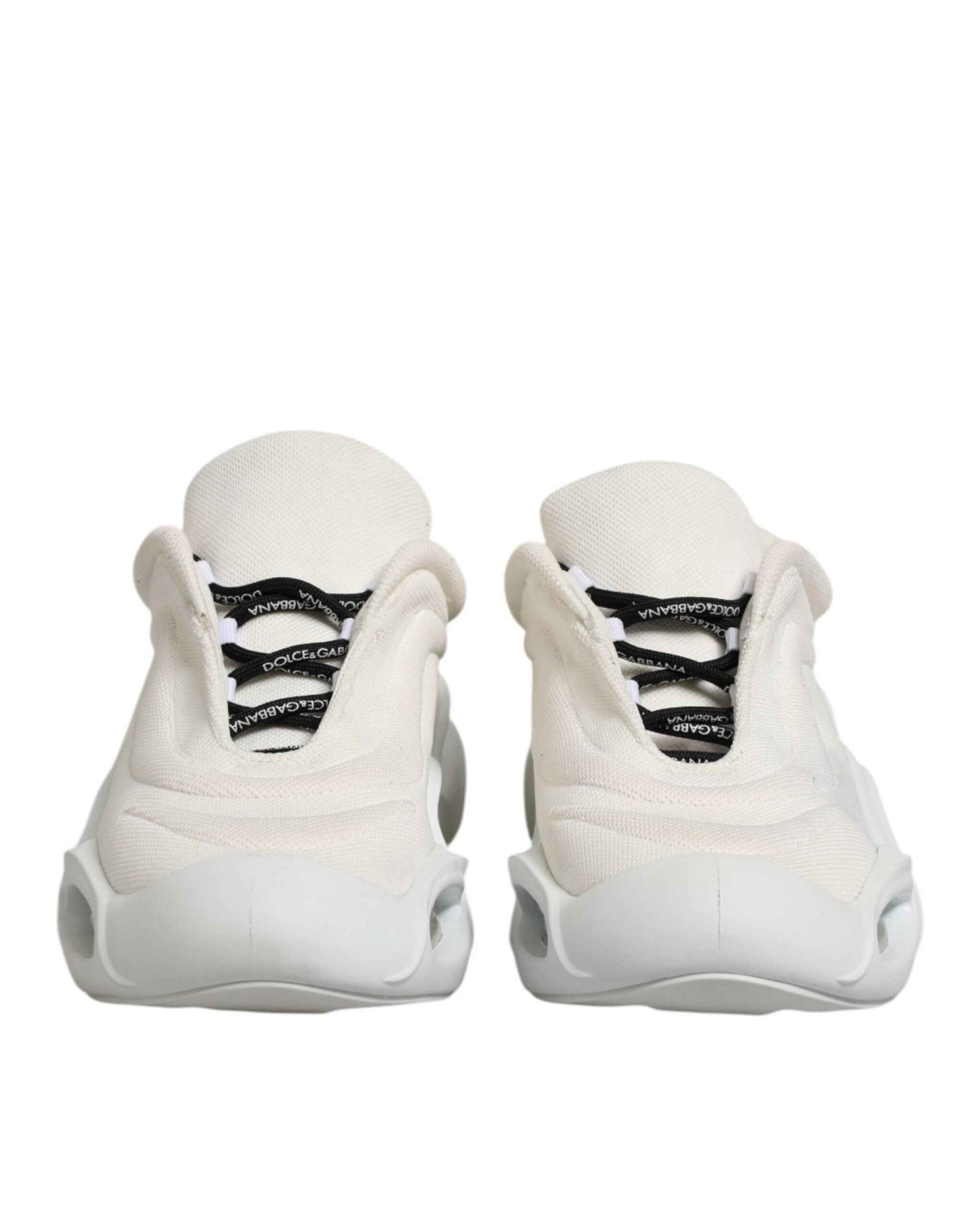 Dolce & Gabbana Wave Leren Sneaker Voor Heren Wit Luxe