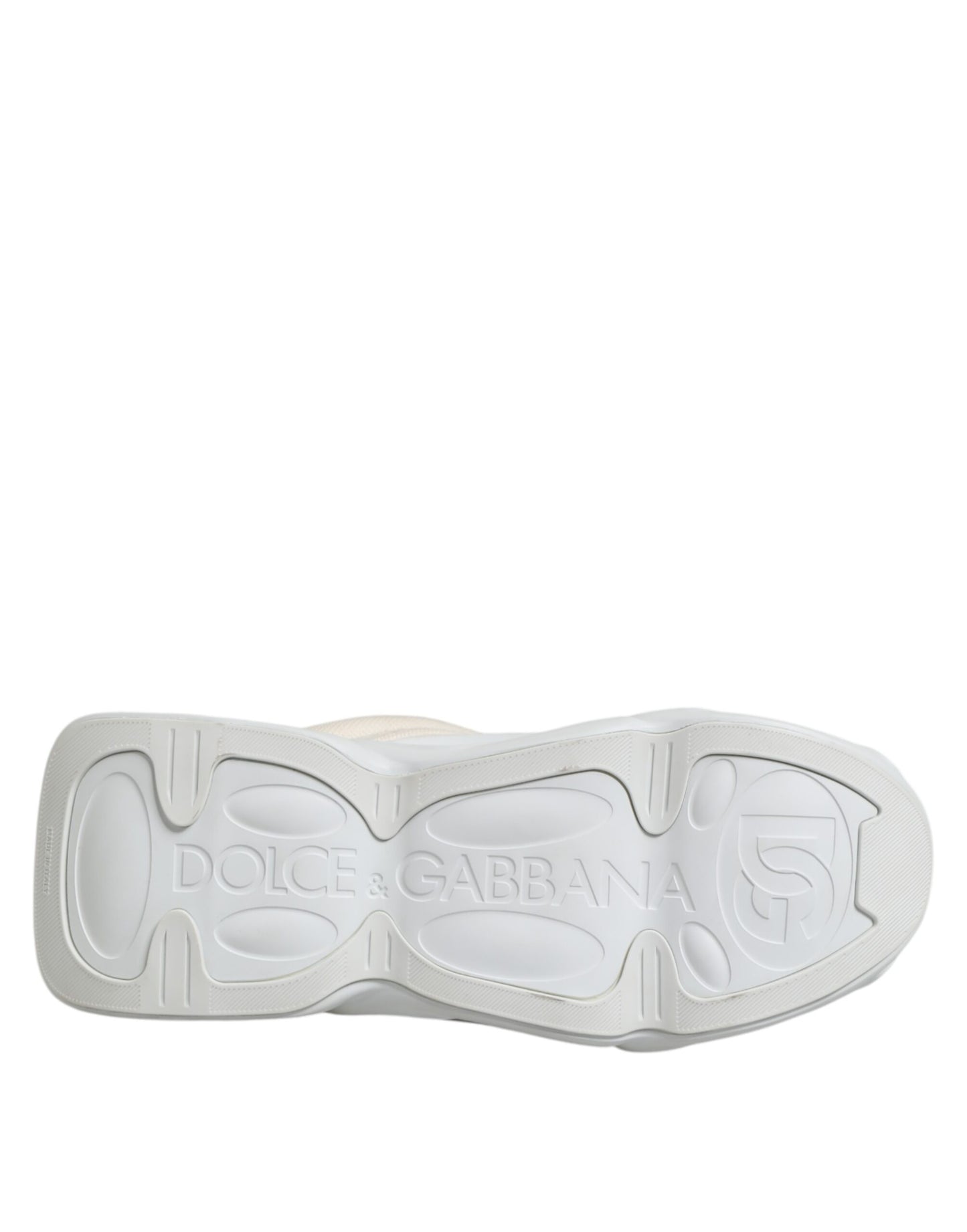 Dolce & Gabbana Wave Leren Sneaker Voor Heren Wit Luxe
