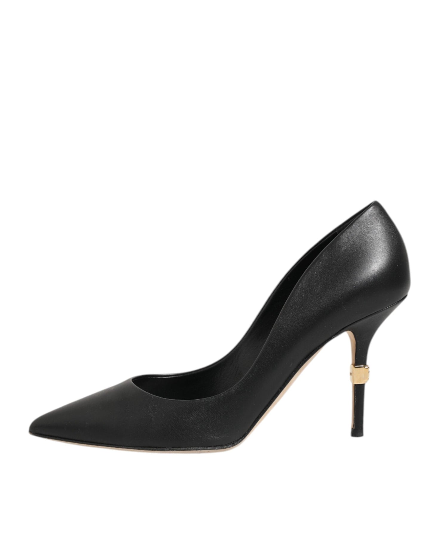 Dolce & Gabbana Heels Pumps Leer Zwart Stiletto Luxe