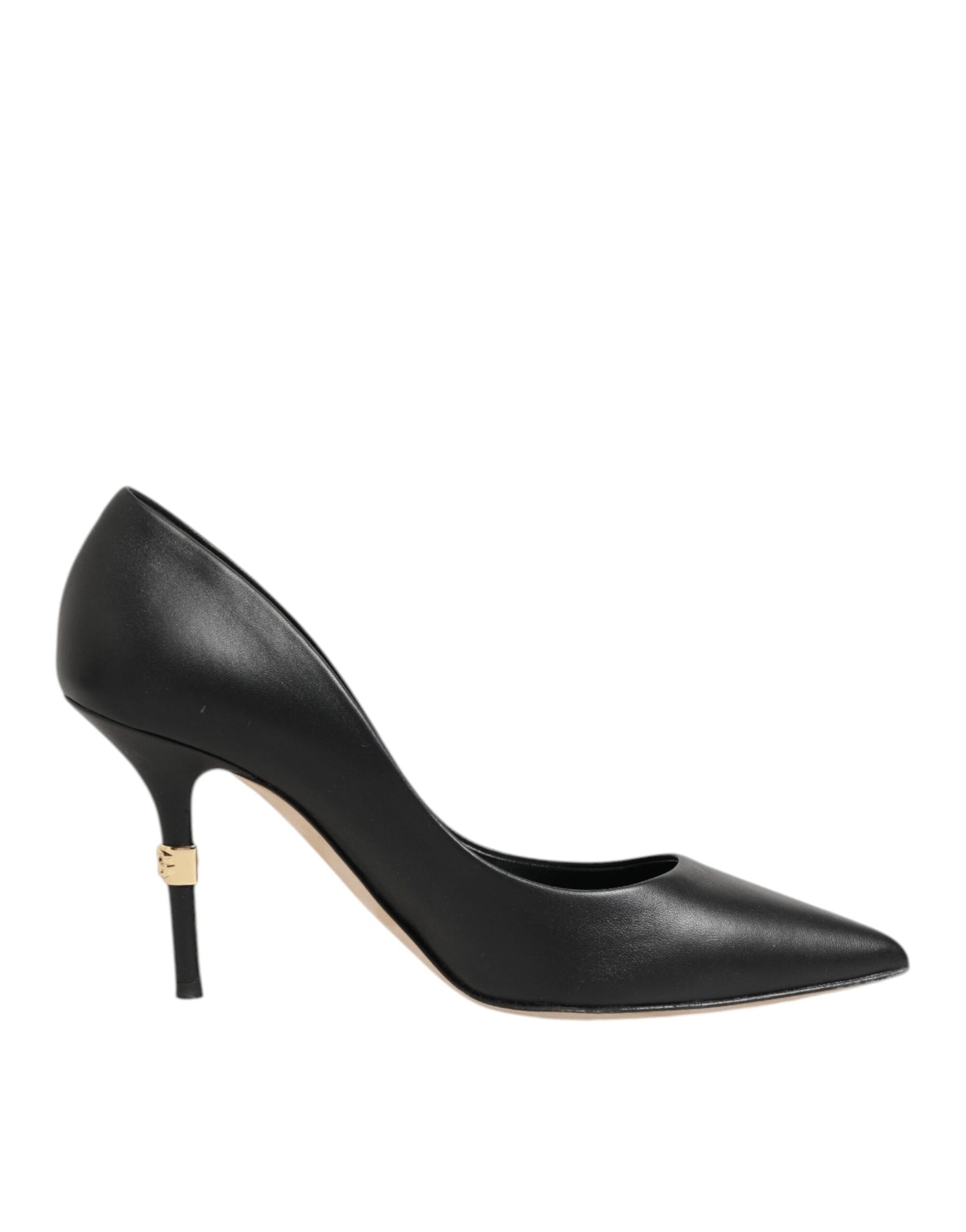 Dolce & Gabbana Heels Pumps Leer Zwart Stiletto Luxe