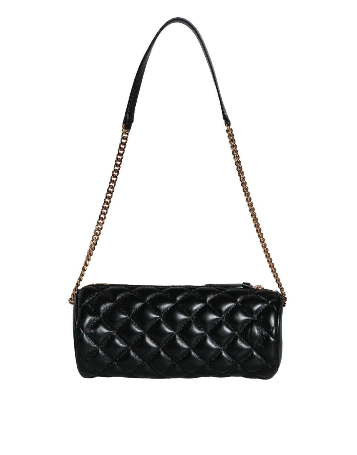 Versace Crossbody Bag Mini Quilted Lamsleder Zwart