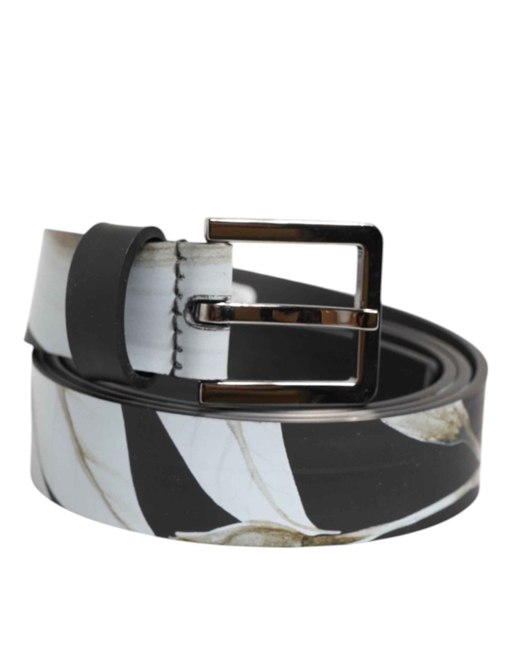 Dolce & Gabbana Riem PVC Multicolor Bloem Zilveren Gesp