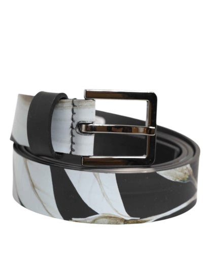 Dolce & Gabbana Riem PVC Multicolor Bloem Zilveren Gesp