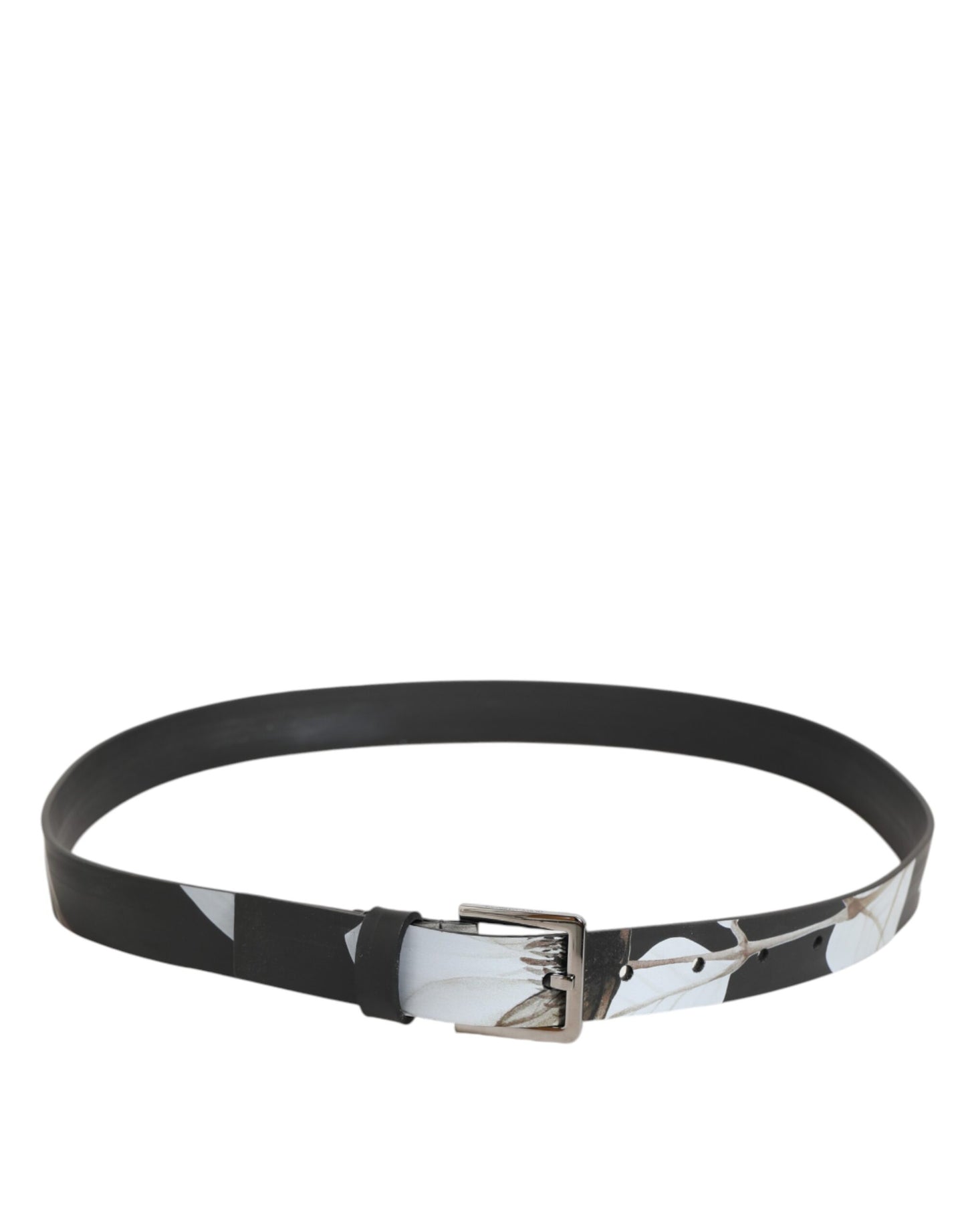 Dolce & Gabbana Riem PVC Multicolor Bloem Zilveren Gesp