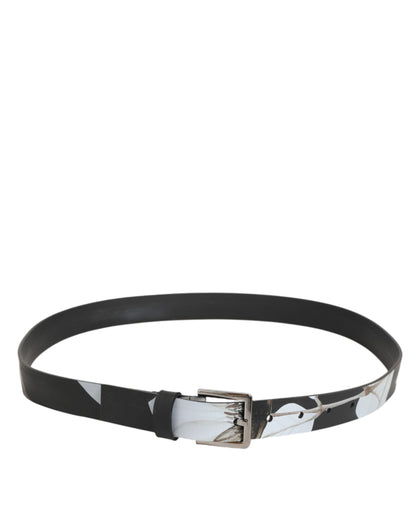 Dolce & Gabbana Riem PVC Multicolor Bloem Zilveren Gesp