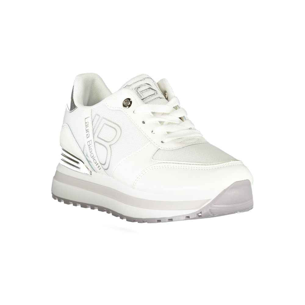 Laura Biagiotti White Polyester Sneaker