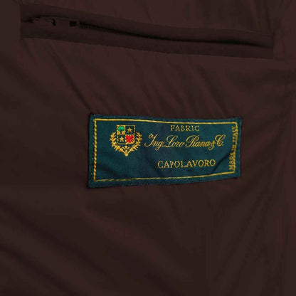 Made in Italy Brown Wool Men's Jacket
