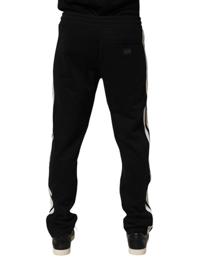 Dolce Gabbana Katoenen Jogger Sweatpants Comfortabel Zwart