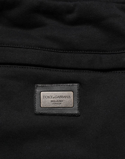 Dolce Gabbana Katoenen Jogger Sweatpants Comfortabel Zwart