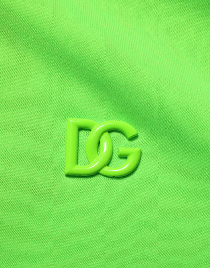 Dolce & Gabbana DG Logo Hoodie Luxe Groen Voor Heren
