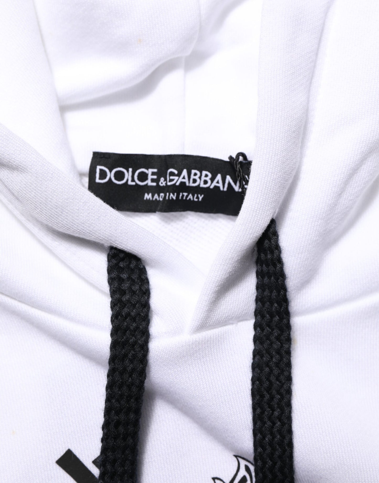 Dolce & Gabbana Sacred Heart Hoodie Katoenen Sweatshirt Wit