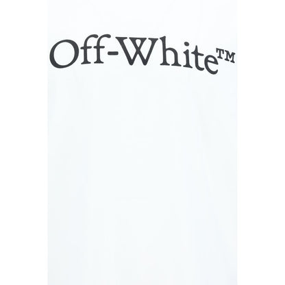 Off-White Big Bookish Skate T Shirt Katoen Monochroom