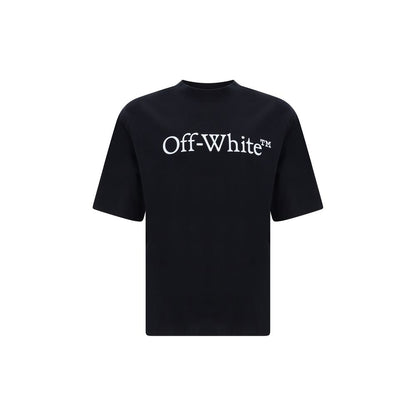 Off-White Big Bookish Skate T-Shirt Katoen – Monochroom