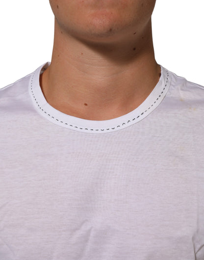 Dolce & Gabbana Katoen T Shirt Wit Luxe Essentials