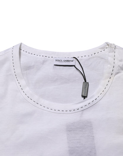 Dolce & Gabbana Katoen T Shirt Wit Luxe Essentials