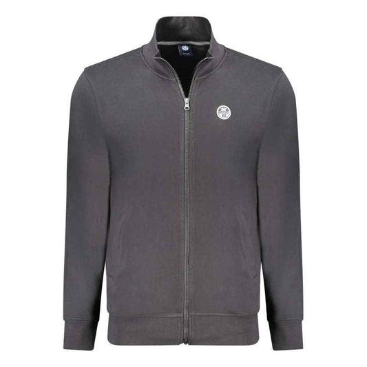 North Sails Black Cotton Sweatshirt