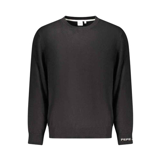 Pepe Jeans Black Cotton Sweater