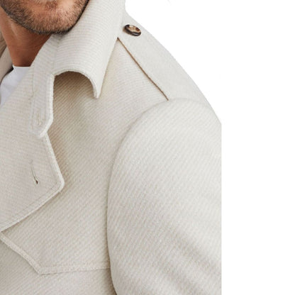 Brunello Cucinelli Wol Trenchcoat - Collectie Luxe