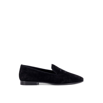 Celine Fluwelen Loafers 100 Kalfsleer Heren Luxueuze Zwart