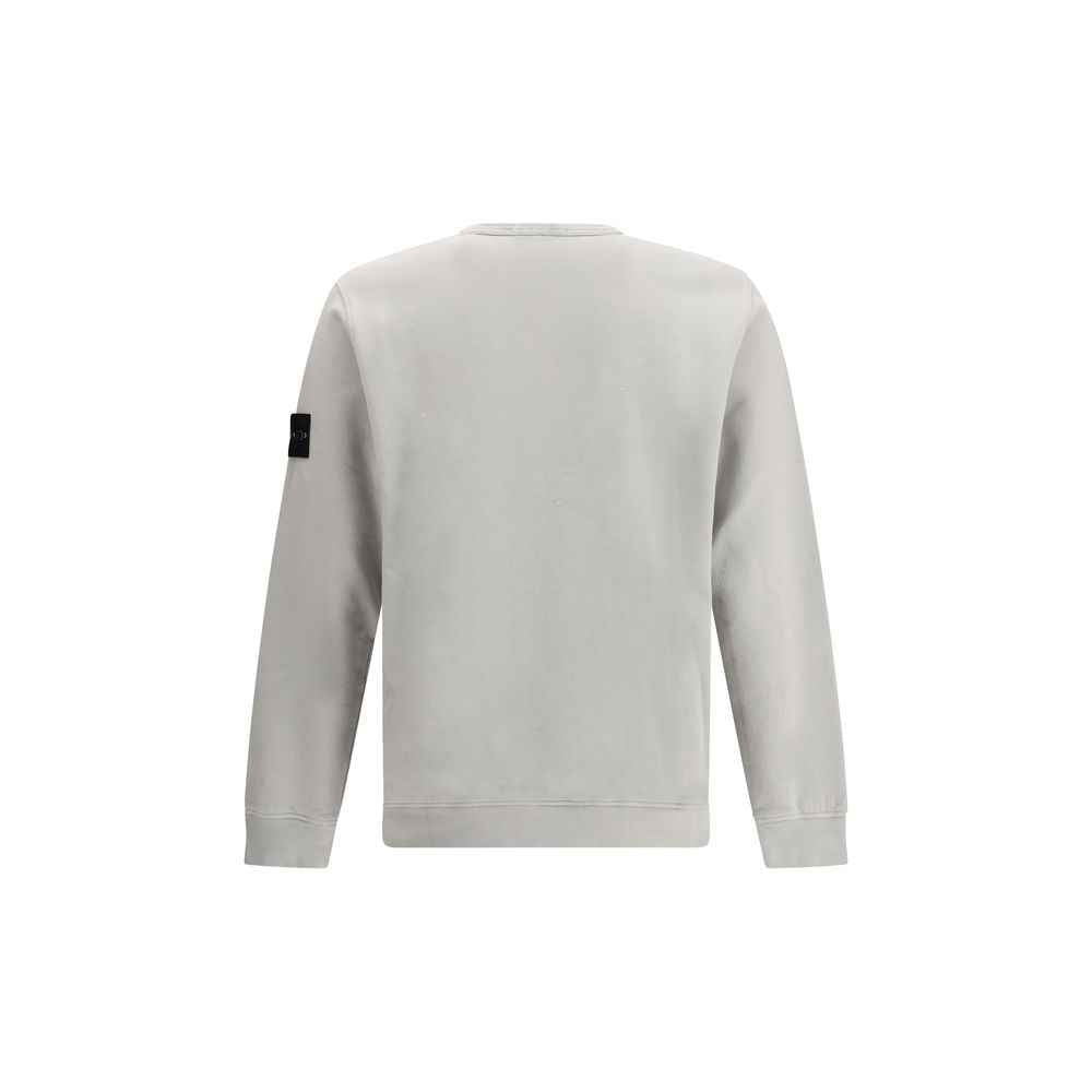 Stone Island Logo Sweatshirt Katoen Luxe Comfort Beperkt