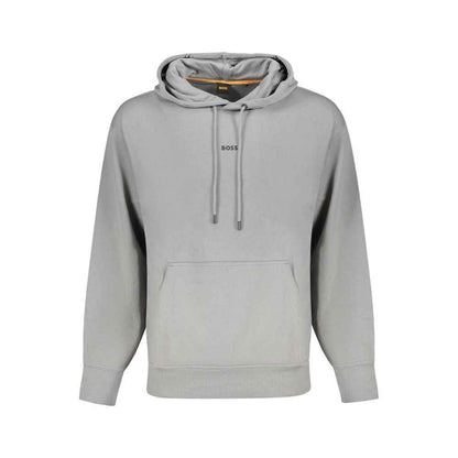 Hugo Boss Sweatshirt Katoen Grijs Luxe Moderne Pasvorm