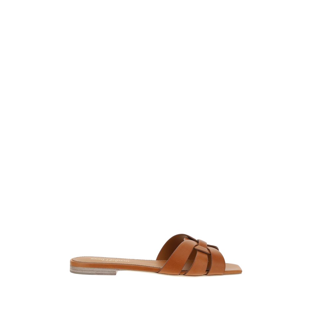 Saint Laurent Kalfsleer Sandalen - Luxe Design en Details
