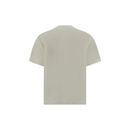 Jil Sander T Shirt Katoen Luxe Wit Monogram Limited Edition