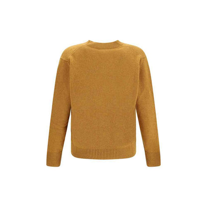 Brooksfield Cardigan Virgin Wool Mosterdkleur Klassiek