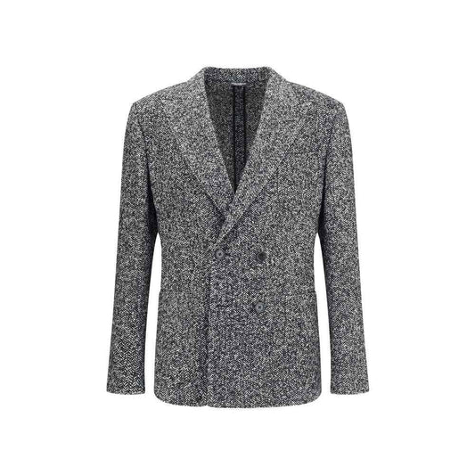 Portofino Dolce & Gabbana Wollen Jas Multikleur Chevron
