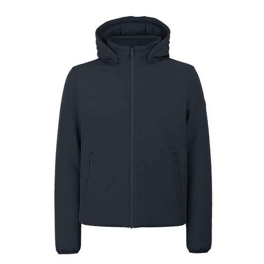Yes Zee Blue Nylon Jackets & Coat