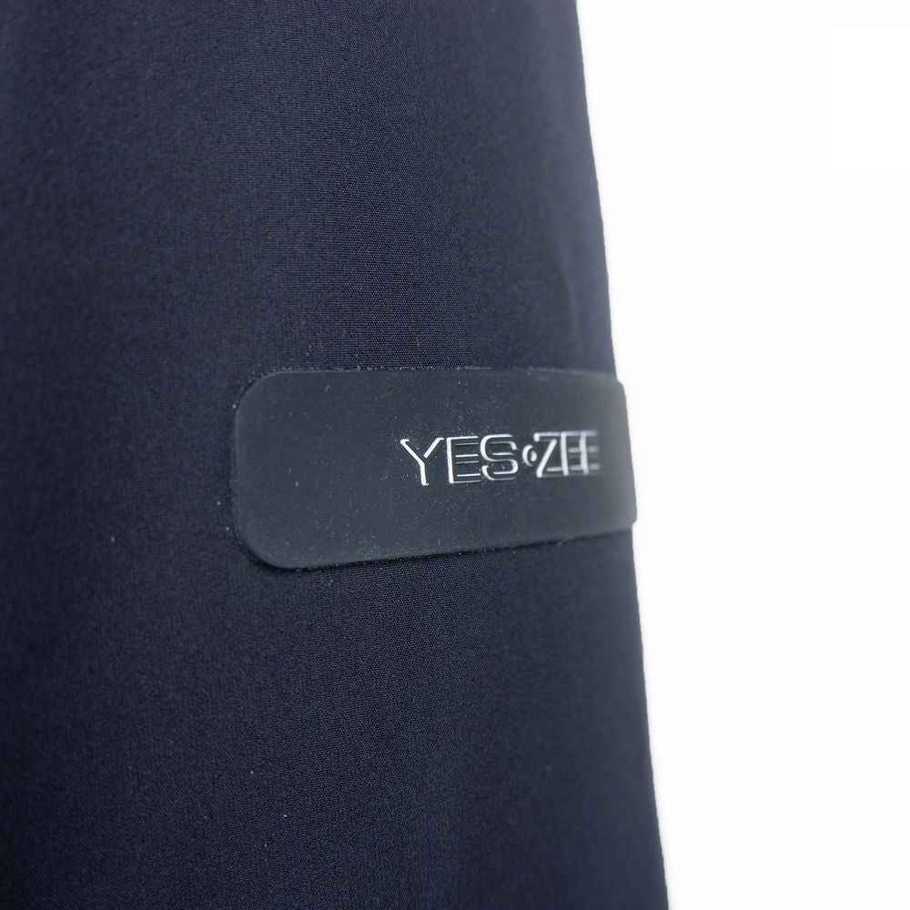 Yes Zee Blue Nylon Jackets & Coat