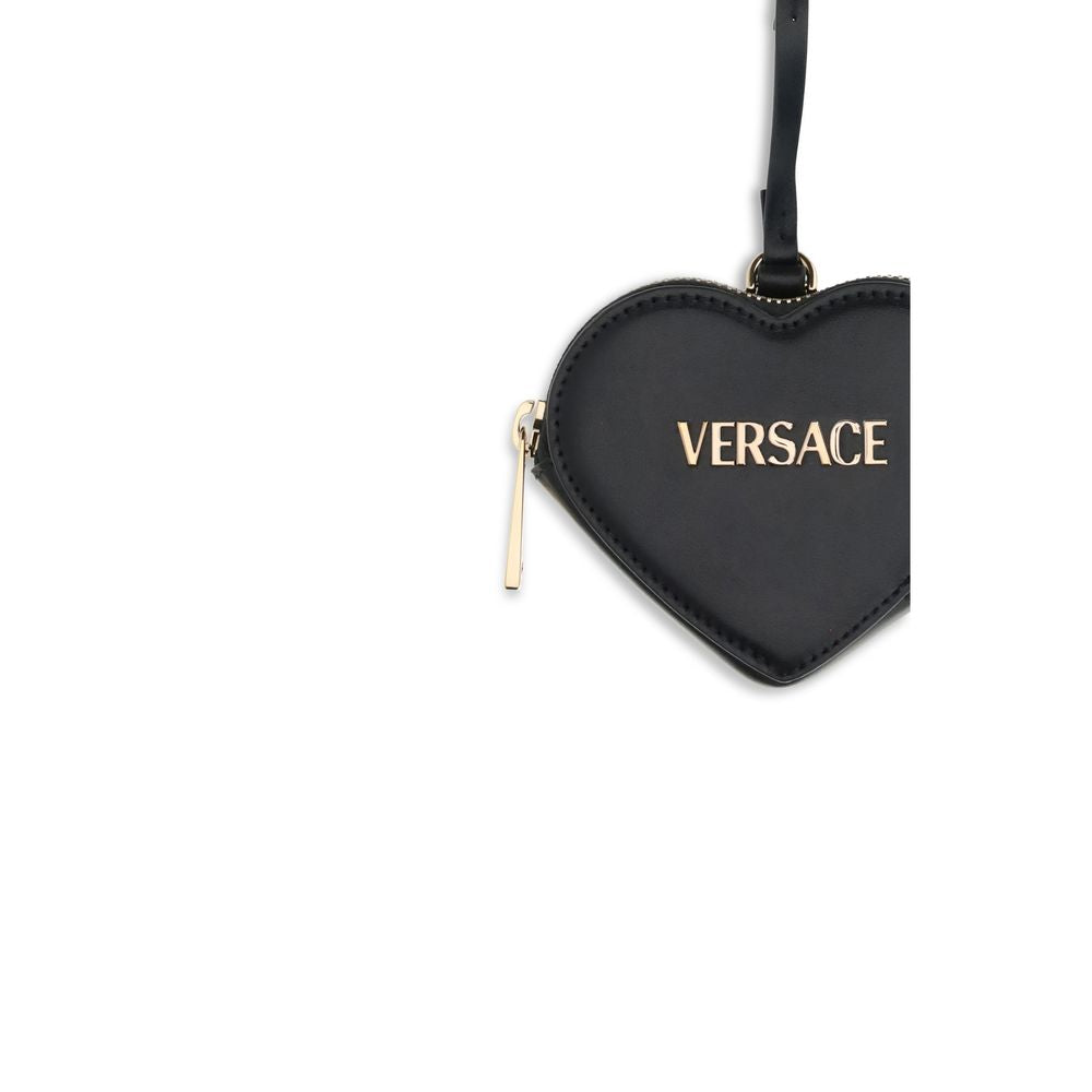 Versace Zip Coin Purse Nappa Leer Luxe - 10x10x2.5