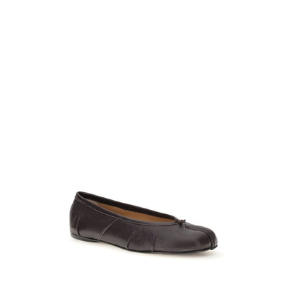 Margiela Tabi Ballerinas Leren Zwart Luxe Minimalistisch