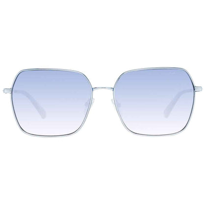 Zonnebril Gant Metaal Zilver Blauw Gradient Lenzen