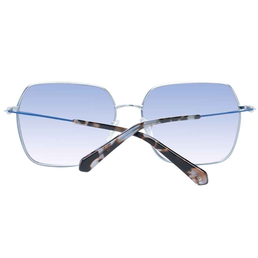 Zonnebril Gant Metaal Zilver Blauw Gradient Lenzen